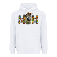 White hampshire sheep mom Mother's Day Heavyweight Hoodie - LillyAllenDesigns
