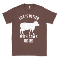Chestnut Life Is Better With Cows Around Classic Tee - Bettercallsaul
