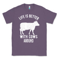 Lavender Life Is Better With Cows Around Classic Tee - Bettercallsaul