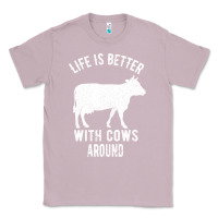 Lilac Life Is Better With Cows Around Classic Tee - Bettercallsaul