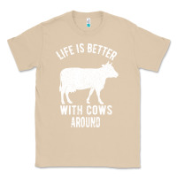 Mushroom Life Is Better With Cows Around Classic Tee - Bettercallsaul