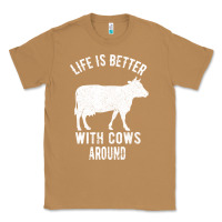 Toasted Coconut Life Is Better With Cows Around Classic Tee - Bettercallsaul