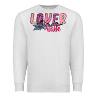 Oatmeal Heather Lover Babe Premium Sweatshirt - SublimationCraftShop