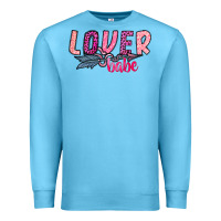 Ocean Blue Lover Babe Premium Sweatshirt - SublimationCraftShop