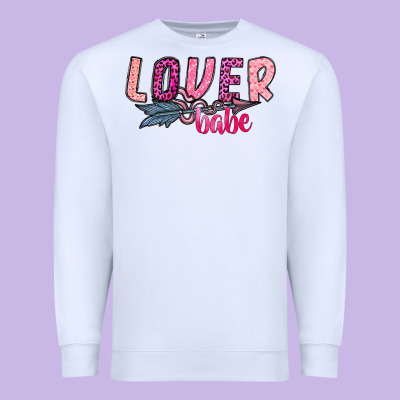 Lover Babe Premium Sweatshirt Designed By Sublimationcraftshop