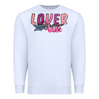 White Lover Babe Premium Sweatshirt - SublimationCraftShop