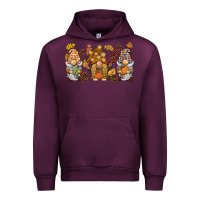 Mauve Wine fall gnomies Urban Hoodie - BarkalooDesign