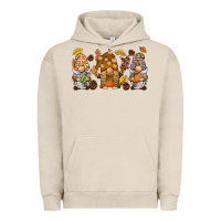 Pigment French Oak fall gnomies Urban Hoodie - BarkalooDesign