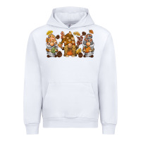 White fall gnomies Urban Hoodie - BarkalooDesign