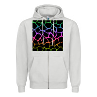 Dove Grey giraffe glitter seamless pattern Zipper Hoodie - BundleAndBundleShop