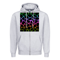 Heather Grey giraffe glitter seamless pattern Zipper Hoodie - BundleAndBundleShop