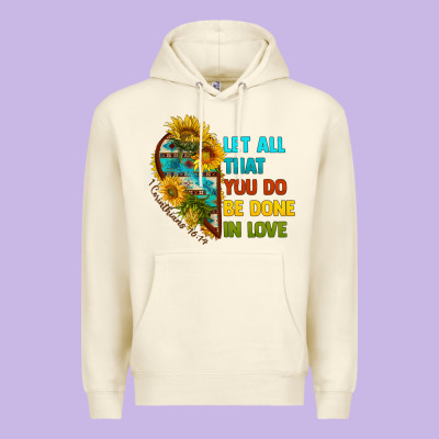 Let All That You Do Be Done In Love Premium Hoodie Designed By Bundleandbundleshop