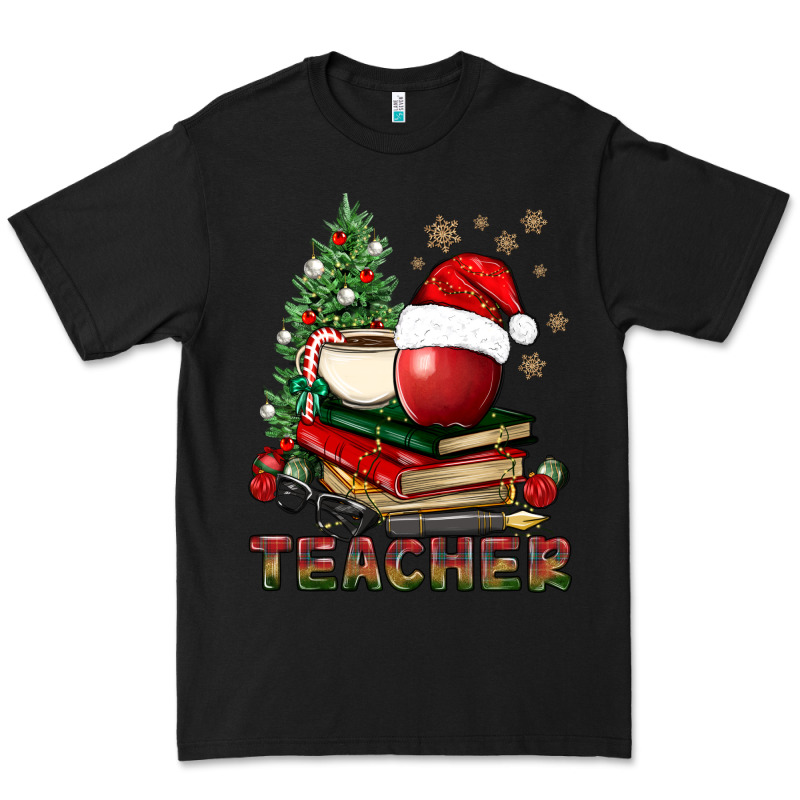 Teacher With Christmas Tree Premium Tee by BundleAndBundleShop | Teevron