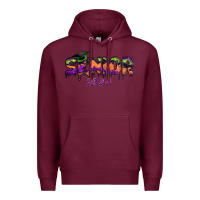 Burgundy senior 2024 halloween Premium Hoodie - RanaPortraitStore