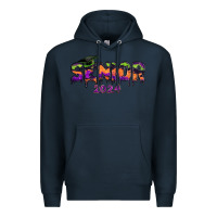 Navy senior 2024 halloween Premium Hoodie - RanaPortraitStore