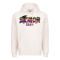 Pale Pink senior 2024 halloween Premium Hoodie - RanaPortraitStore