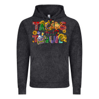 Vintage Black Tacos and tequila Vintage Hoodie - NancyCooperArtShop