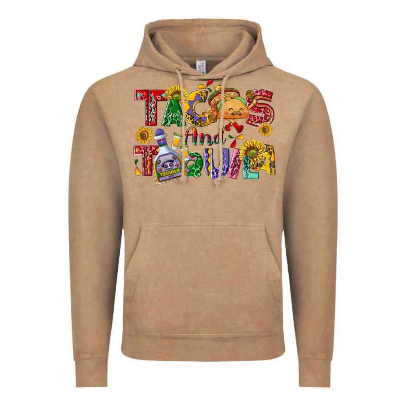 Tacos And Tequila Vintage Hoodie by NancyCooperArtShop | Teevron