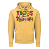 Vintage Mustard Tacos and tequila Vintage Hoodie - NancyCooperArtShop