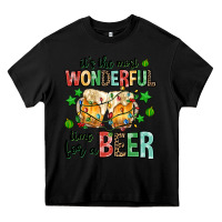 Black its the most wonderful time for a year Heavy Core Tee - MaliasSmallBusiness