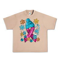 Burro winter breast cancer ribbon Urban Heavy Tee - NancyCooperArtShop
