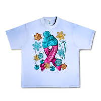 Grape Ice winter breast cancer ribbon Urban Heavy Tee - NancyCooperArtShop