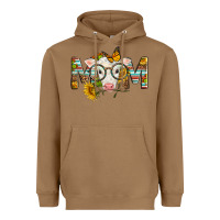 Toasted Coconut Western Baby Calf Mom With Sunflower Mother's Day Heavyweight Hoodie - LillyAllenDesigns