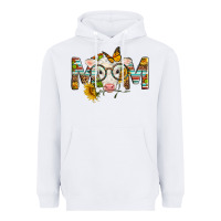 White Western Baby Calf Mom With Sunflower Mother's Day Heavyweight Hoodie - LillyAllenDesigns