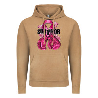 Vintage Camel Survivor Breast Cancer with boxing gloves Vintage Hoodie - NancyCooperArtShop