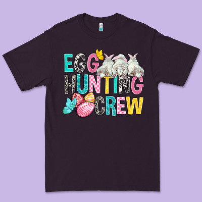 Egg Hunting Crew Easter Premium Tee Designed By Bundleandbundleshop