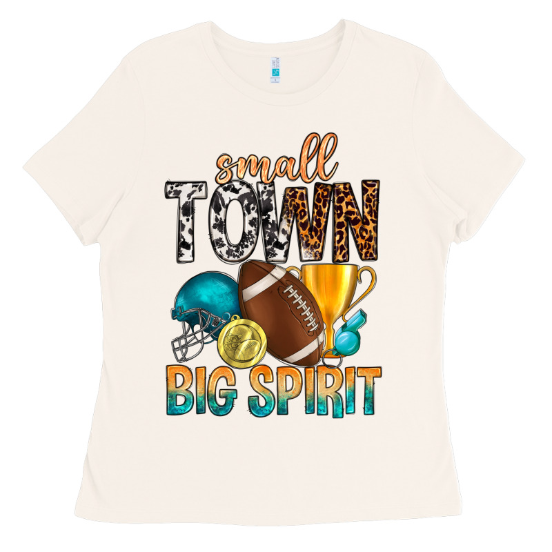 Small Town Big Spirit Ladies Tee by BundleAndBundleShop | Teevron