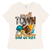Bone Small Town Big Spirit Ladies Tee - BundleAndBundleShop