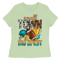 Matcha Small Town Big Spirit Ladies Tee - BundleAndBundleShop
