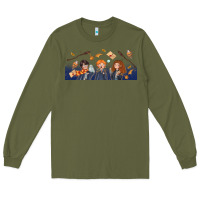 Army Green wizard kids Long Sleeve Tee - TumblerDesignByShophia