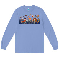Colony Blue wizard kids Long Sleeve Tee - TumblerDesignByShophia