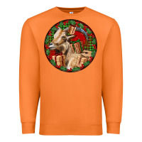 Carrot Spanish Goat Christmas Premium Sweatshirt - LillyAllenDesigns