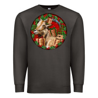 Smoke Spanish Goat Christmas Premium Sweatshirt - LillyAllenDesigns
