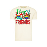 Vintage Arctic I love my gay friends Vintage Tee - NancyCooperArtShop