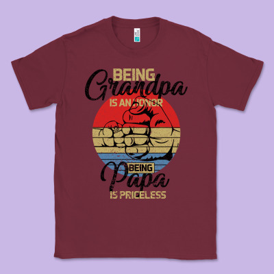 Being Grandpa İs An Honor Being Papa İs Priceless Classic Tee Designed By Bettercallsaul