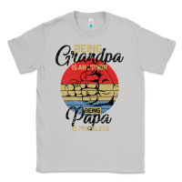 Moon Dust Being Grandpa İs An Honor Being Papa İs Priceless Classic Tee - Bettercallsaul