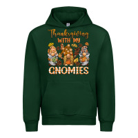 Forest Green thanksgiving with my  gnomies Urban Hoodie - BarkalooDesign