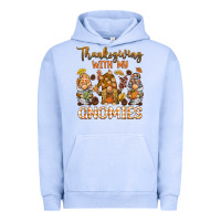 Pigment Grape Ice thanksgiving with my  gnomies Urban Hoodie - BarkalooDesign