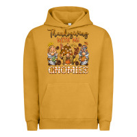 Pigment Peanut Butter thanksgiving with my  gnomies Urban Hoodie - BarkalooDesign