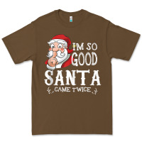 I'm So Good Santa Came Twice Christmas Pajama Funn Premium Tee | Teevron