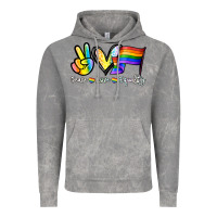 Cloud Rock Peace love equality Vintage Hoodie - NancyCooperArtShop