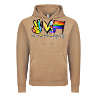 Vintage Coffee Peace love equality Vintage Hoodie - NancyCooperArtShop