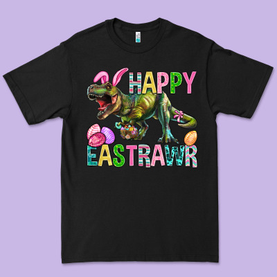 Happy Eastrawr Easter Premium Tee Designed By Bundleandbundleshop