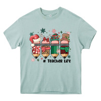 Arona teacher christmas Heavy Core Tee - MaliasSmallBusiness