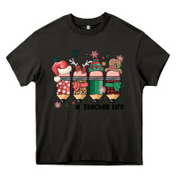 Asphalt teacher christmas Heavy Core Tee - MaliasSmallBusiness
