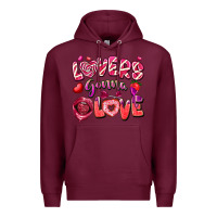 Burgundy lovers gonna love Premium Hoodie - FaDigitalArtStudio